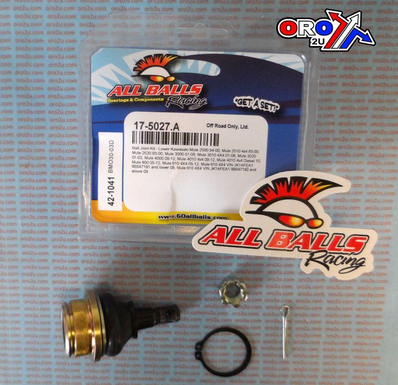 LOWER BALL JOINT KIT MULE UTV, ALLBALLS 42-1041 KAWASAKI