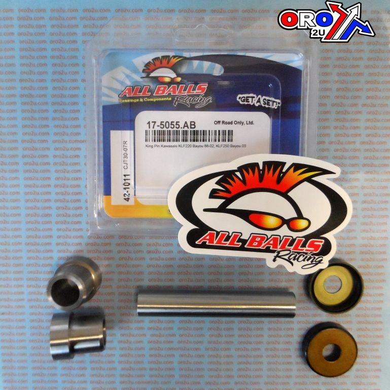 KING PIN SET KLF220 KLF250 ATV, ALLBALLS 42-1011 KAWASAKI