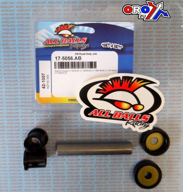 KING PIN SET SUZUKI QUAD LT, ALLBALLS 42-1007