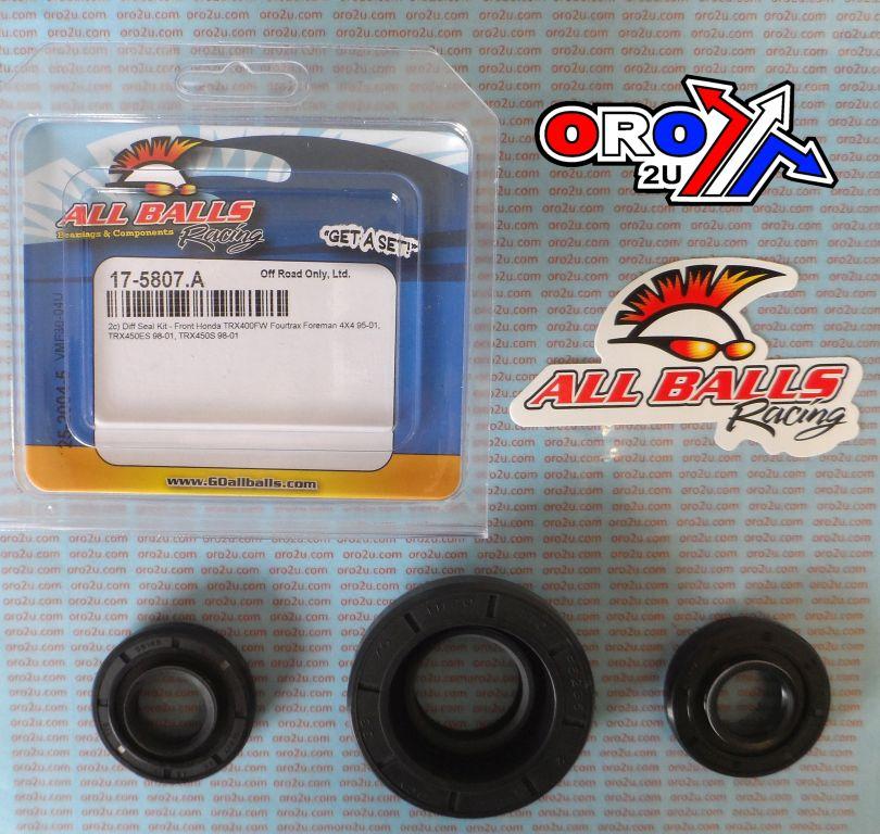 DIFFERENTIAL SEAL KIT TRX400, ALLBALLS 25-2004-5 HONDA ATV