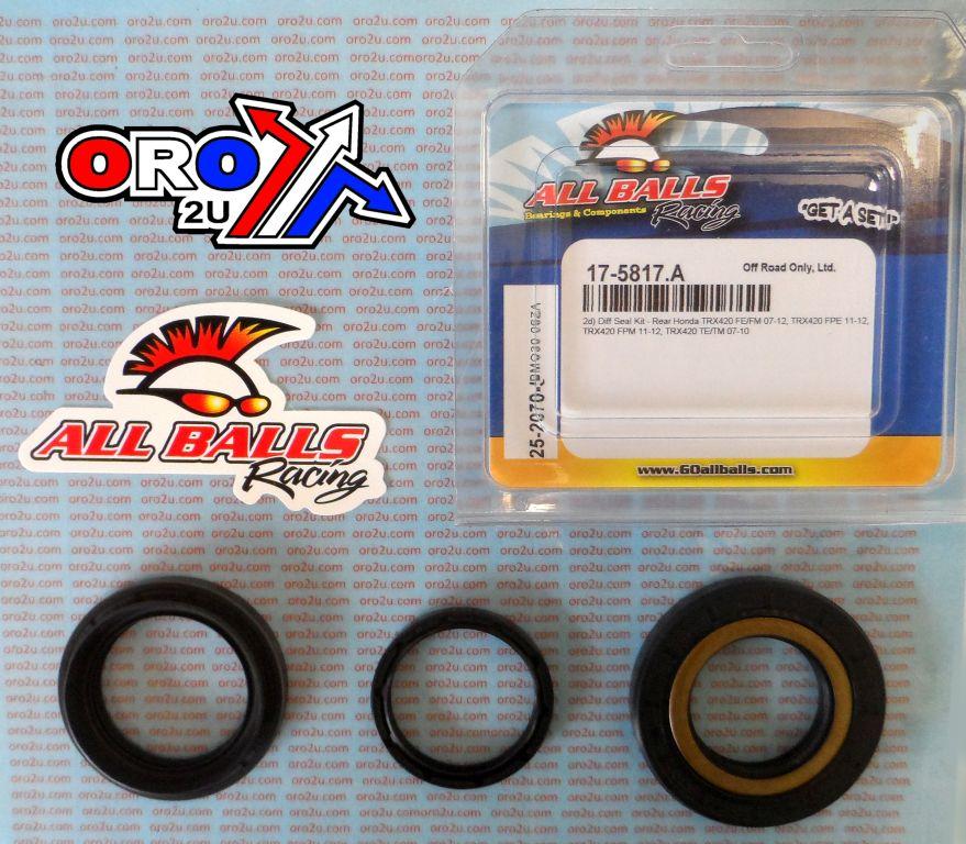 DIFFERENTIAL SEAL KIT TRX420, ALLBALLS 25-2070-5 REAR HONDA