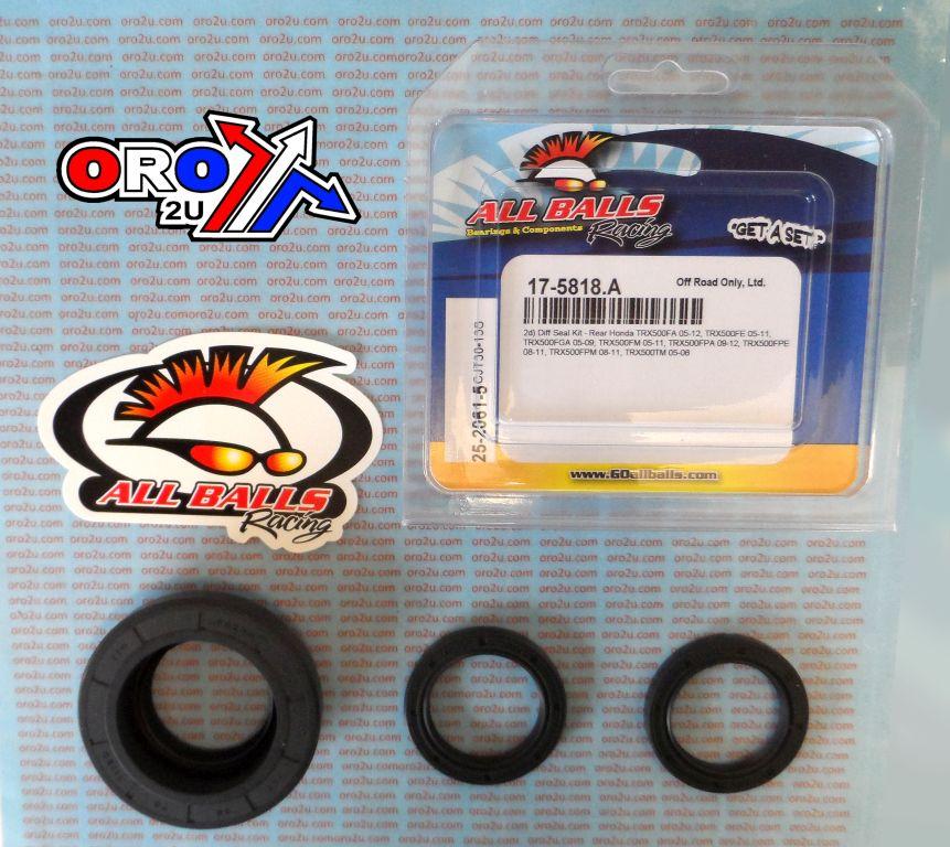 DIFFERENTIAL SEAL KIT TRX500, ALLBALLS 25-2061-5 REAR HONDA