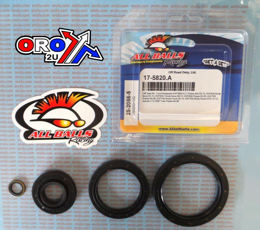 DIFFERENTIAL SEAL KIT KVF, ALLBALLS 25-2066-5
