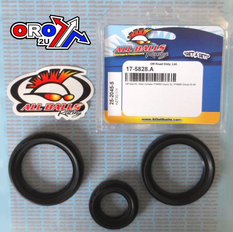 DIFFERENTIAL SEAL KIT YFM, ALLBALLS 25-2045-5 REAR YAMAHA