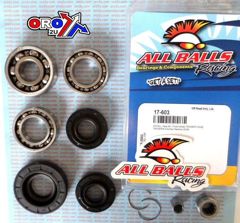 DIFFERENTIAL KIT TRX350FE/FM, ALLBALLS 25-2003 FRONT HONDA