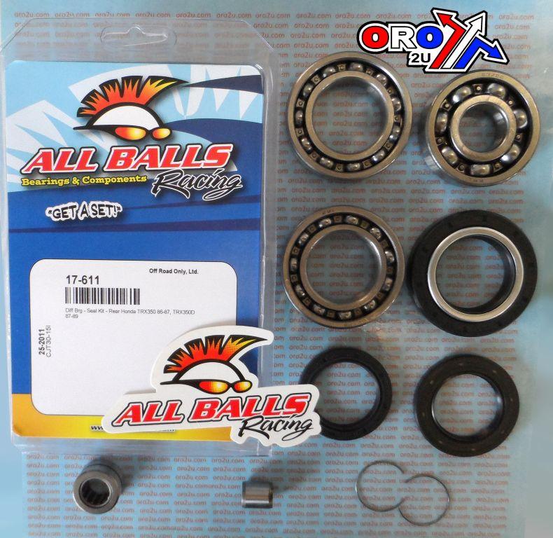 DIFFERENTIAL KIT REAR HONDA, ALLBALLS 25-2011