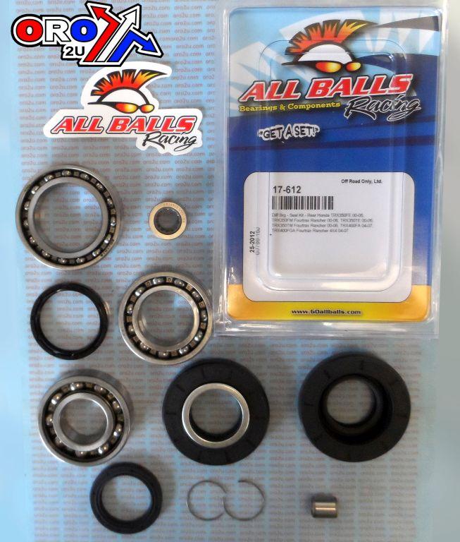 DIFFERENTIAL KIT REAR HONDA, ALLBALLS 25-2012