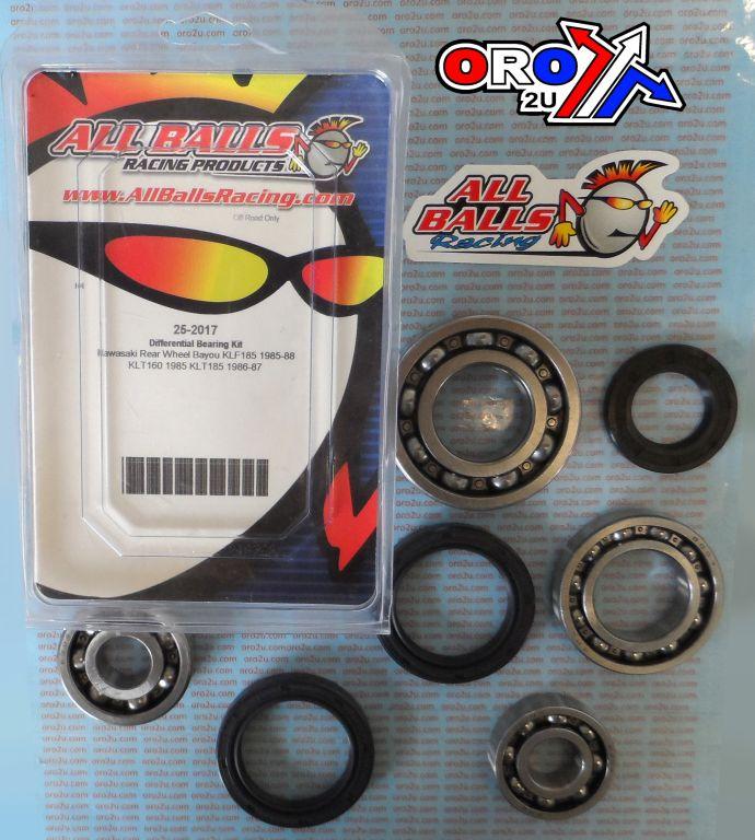 DIFFERENTIAL KIT REAR KAWASAKI, ALLBALLS 25-2017