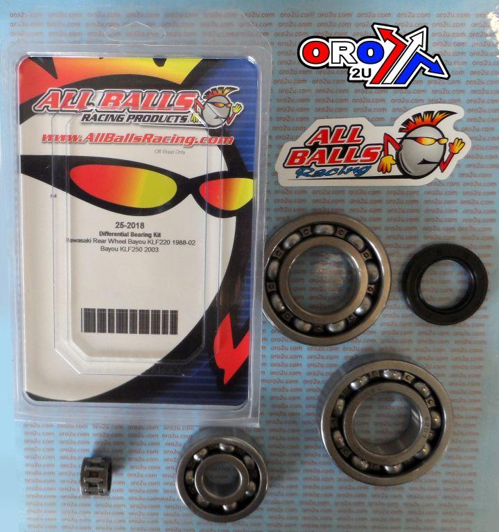 DIFFERENTIAL KIT REAR KAWASAKI, ALLBALLS 25-2018