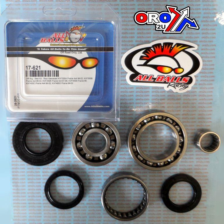 DIFFERENTIAL KIT REAR KAWASAKI, ALLBALLS 25-2021