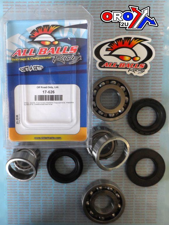 DIFFERENTIAL KIT FRONT YAMAHA, ALLBALLS 25-2026