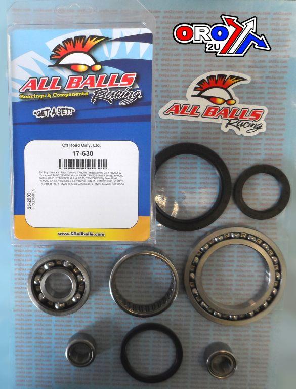 DIFFERENTIAL KIT REAR YAMAHA, ALLBALLS 25-2030
