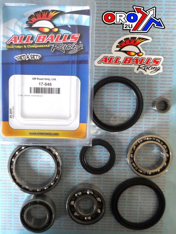 DIFFERENTIAL KIT ARCTIC CAT, ALLBALLS 25-2051