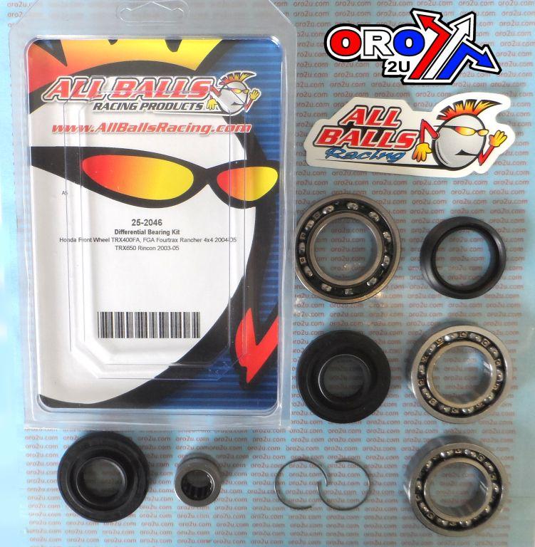 DIFFERENTIAL KIT FRONT HONDA, ALLBALLS 25-2046