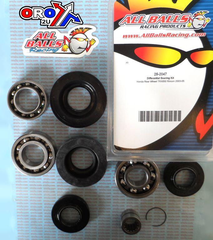 DIFFERENTIAL KIT REAR HONDA, ALLBALLS 25-2047