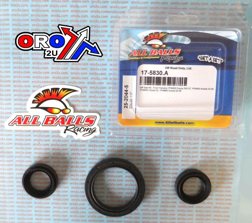 DIFFERENTIAL SEAL KIT YFM, ALLBALLS 25-2044-5 FRONT ATV