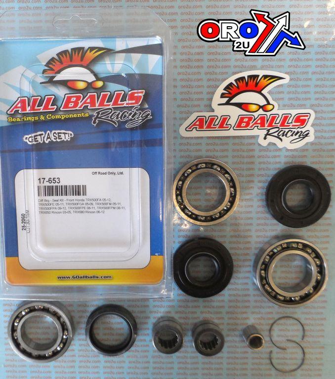 DIFFERENTIAL KIT FRONT HONDA, ALLBALLS 25-2060