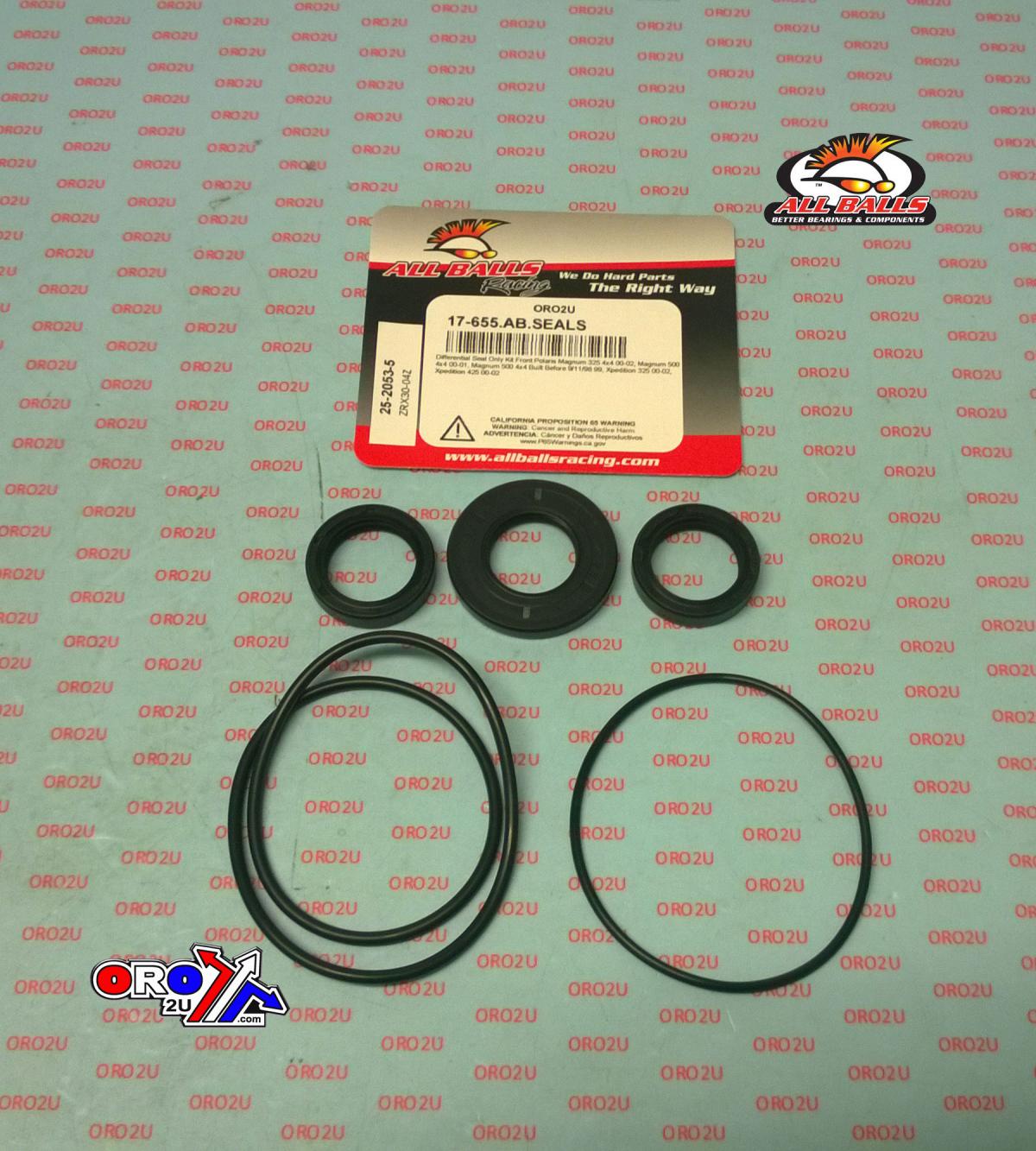 DIFFERENTIAL SEAL KIT FRONT, ALLBALLS 25-2053-5