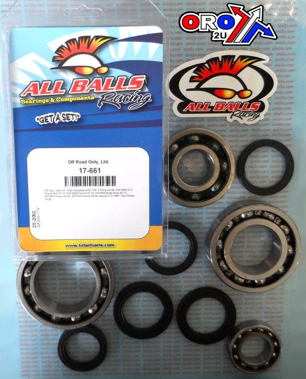 DIFFERENTIAL KIT REAR, ALLBALLS 25-2062