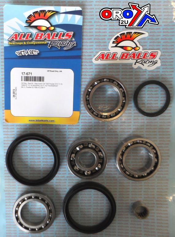 DIFFERENTIAL KIT REAR, ALLBALLS 25-2072
