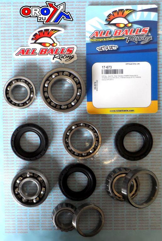DIFFERENTIAL KIT REAR YAMAHA, ALLBALLS 25-2074