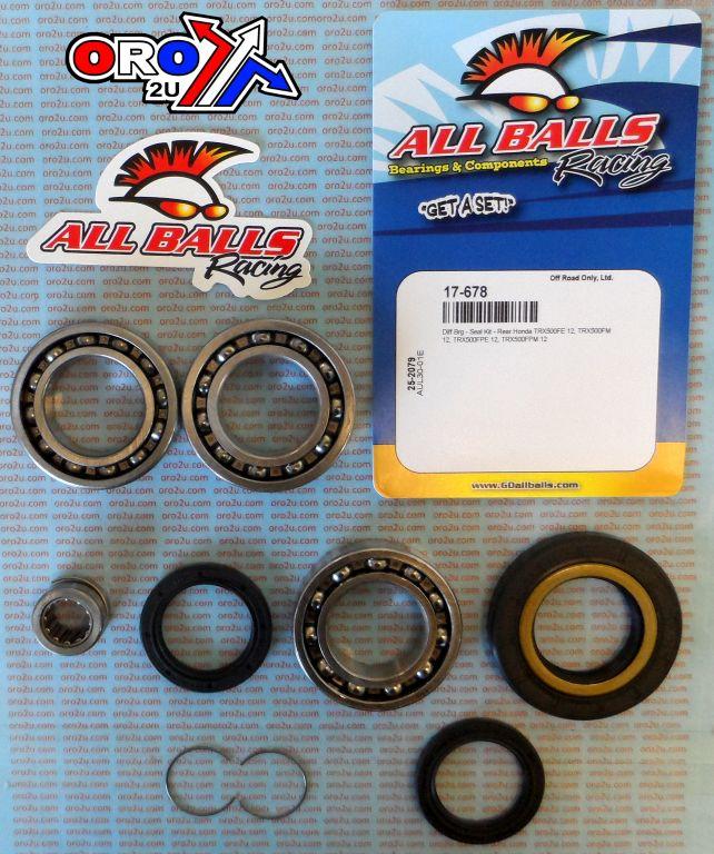 DIFFERENTIAL KIT REAR HONDA, ALLBALLS 25-2079