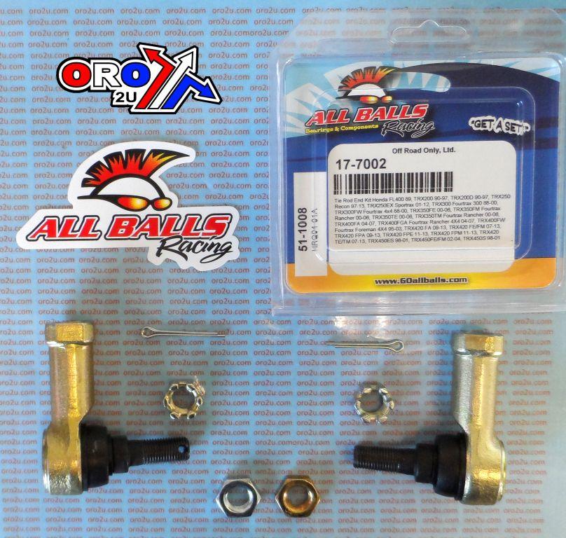 TIE ROD END KIT TRX250 300 350, ALLBALLS 51-1008 HONDA ATV