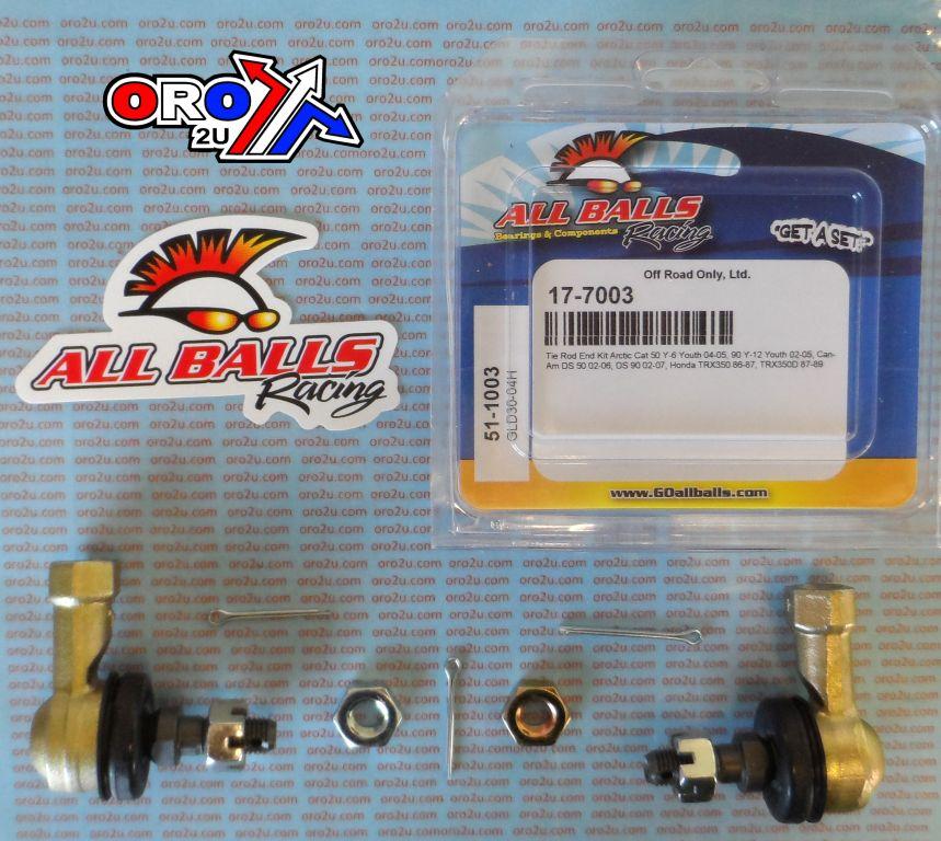 TIE ROD END KIT TRX350 YFM90, ALLBALLS 51-1003