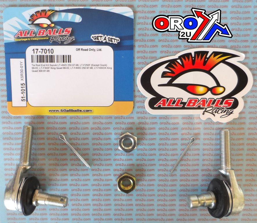 TIE ROD END KIT LT King Quad, ALLBALLS 51-1015 SUZUKI ATV
