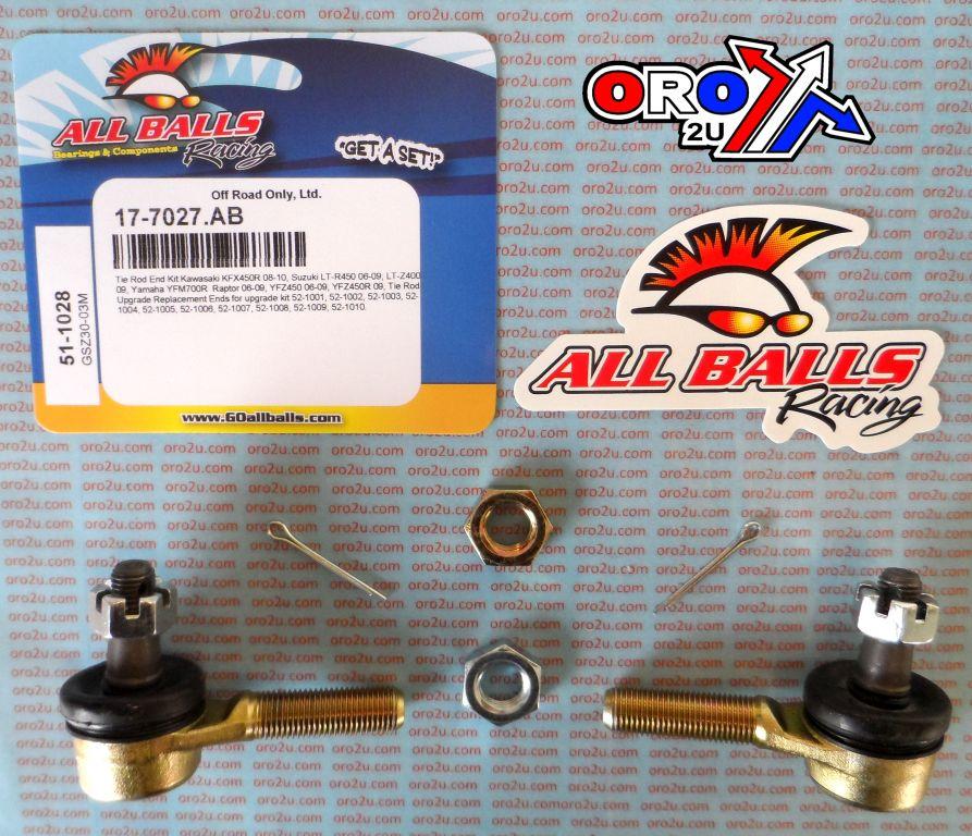 TIE ROD END KIT KAW SUZ YAM, ALLBALLS 51-1028