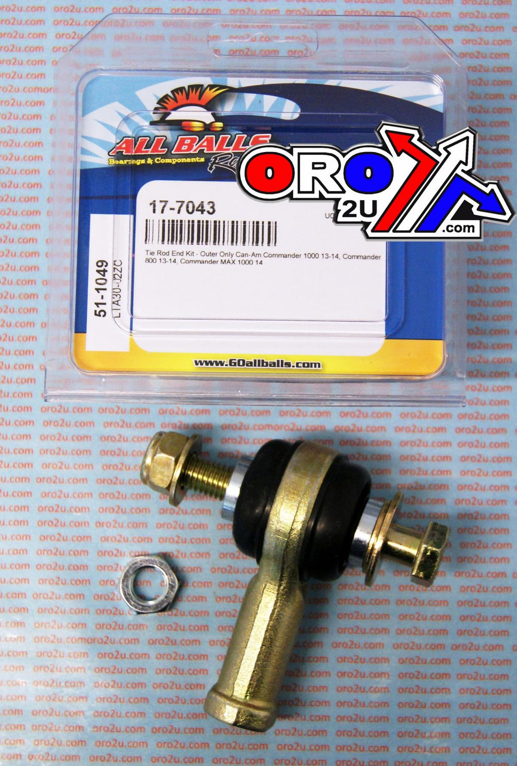TIE ROD END KIT CAN-AM, ALLBALLS 51-1049, 709401134