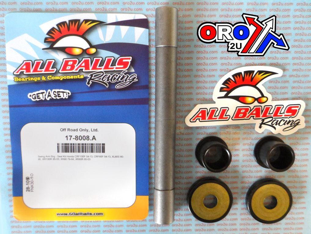 SWINGARM BEARING KIT ALLBALLS, ALLBALLS 28-1090 HONDA XR/CRF80/100 85-13