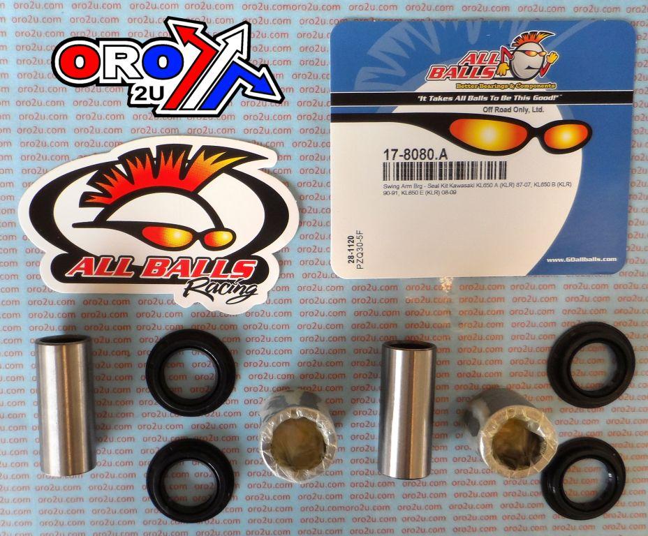 SWINGARM BEARING KIT ALLBALLS, ALLBALLS 28-1120 KAWASAKI KLR650 87-18
