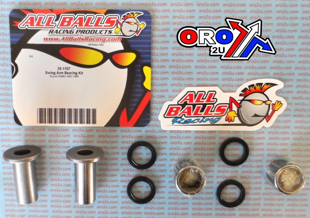 SWINGARM BEARING KIT ALLBALLS, ALLBALLS 28-1107 SUZUKI RM80 82-85