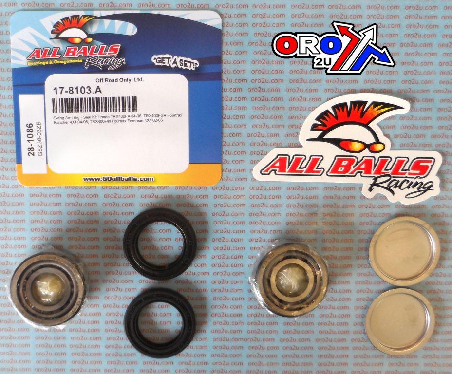 SWINGARM KIT 02-04 TRX400 4x4, ALLBALLS 28-1086 HONDA