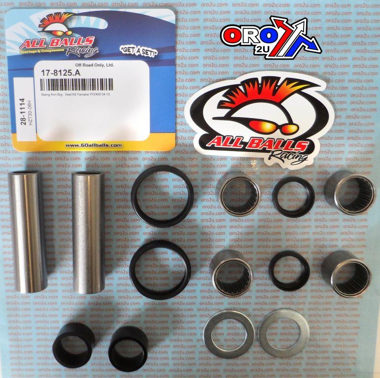SWINGARM KIT YFZ450 04-14, ALLBALLS 28-1114 YAMAHA
