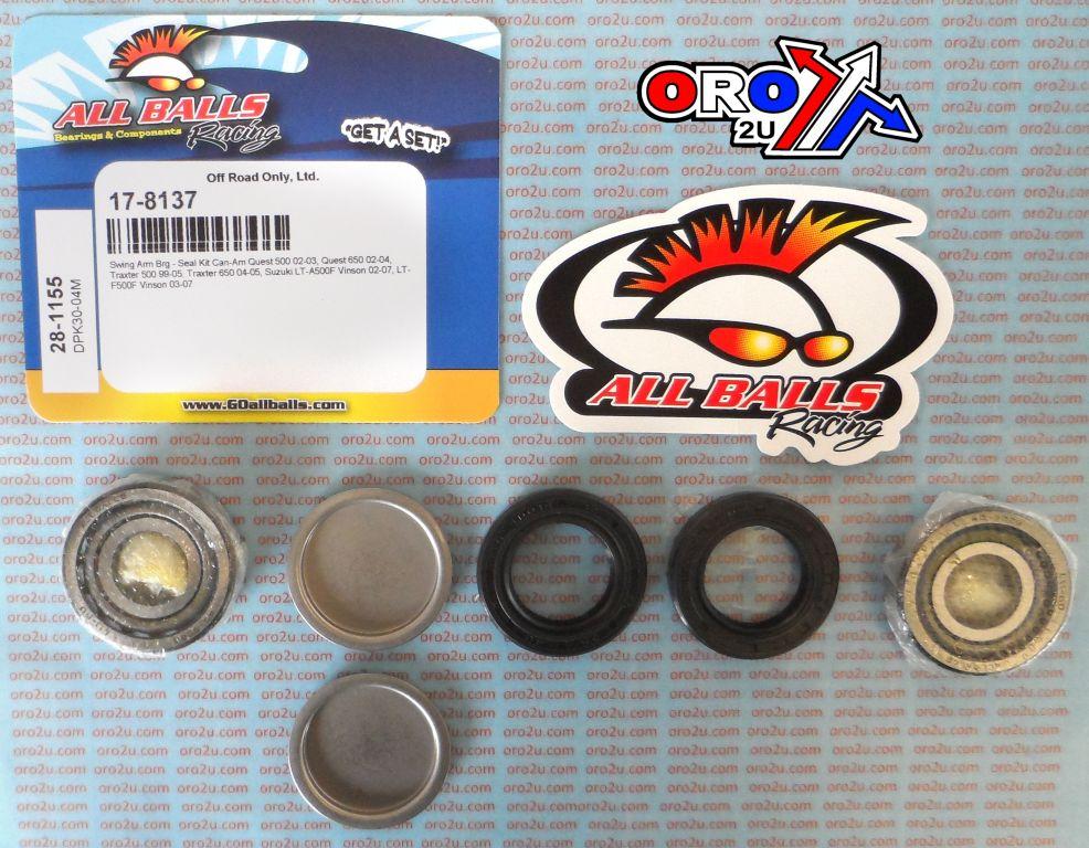 SWINGARM BEARING KIT ALLBALLS, ALLBALLS 28-1155 CAN-AM 500/650/SUZUKI LT-A/LT-F500