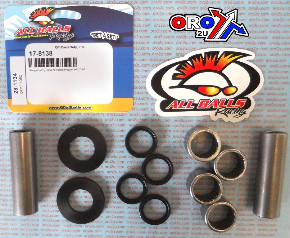 SWINGARM BEARING KIT ALLBALLS, ALLBALLS 28-1134 POLARIS PREDATOR 500 03-07