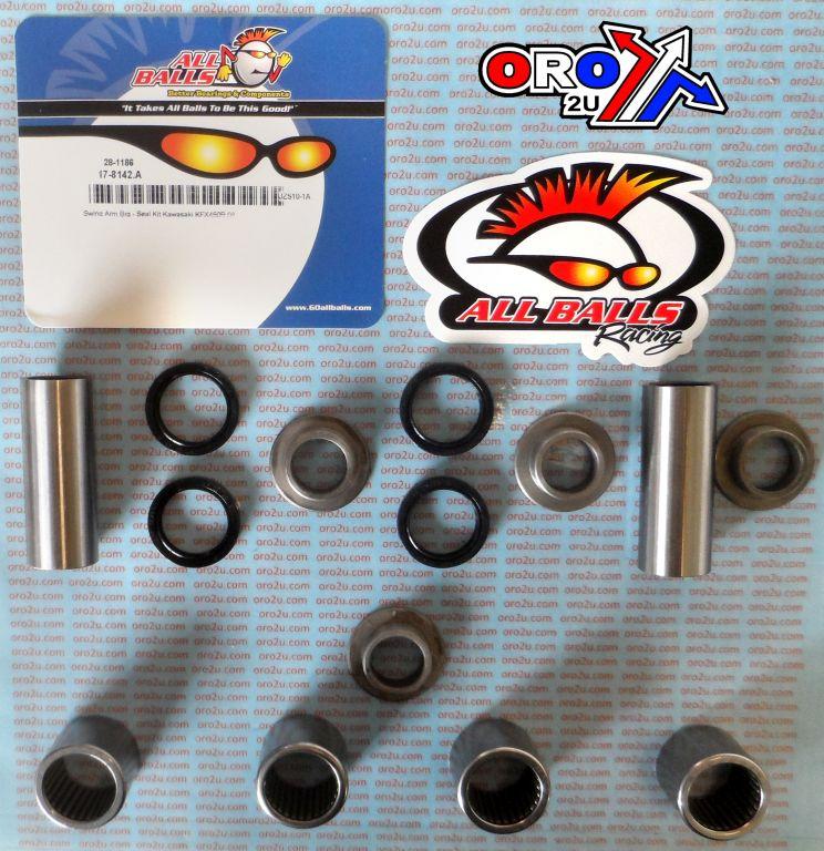 SWINGARM BEARING KIT ALLBALLS, ALLBALLS 28-1186 KAWASAKI KFX450R 08-14