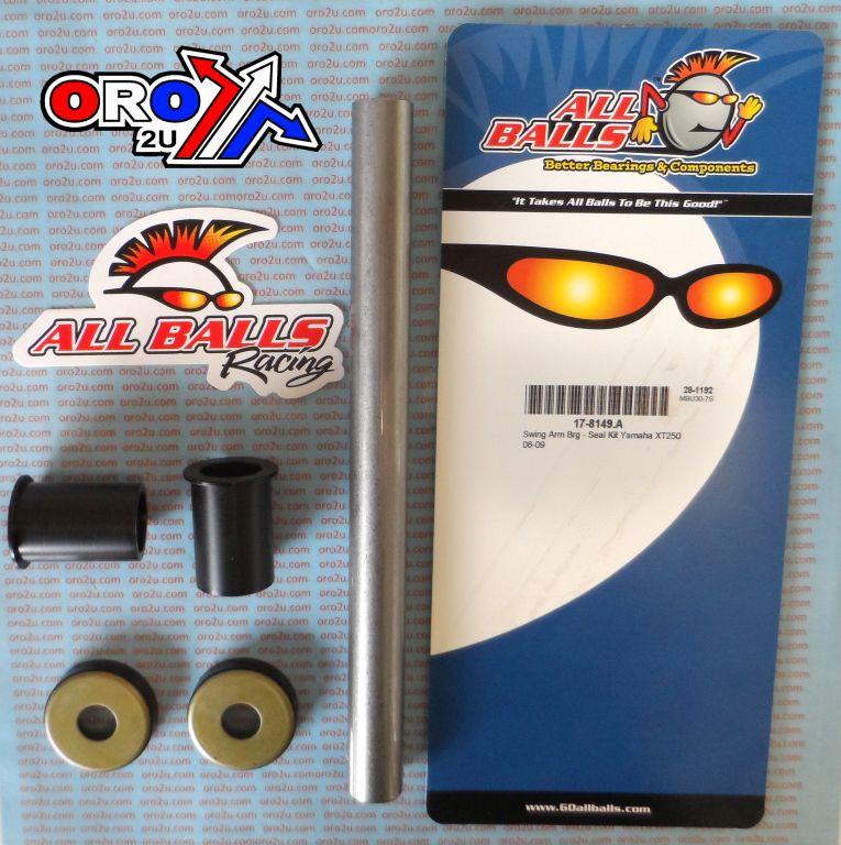 SWINGARM BEARING KIT ALLBALLS, ALLBALLS 28-1192 YAMAHA XT/XTZ250 07-22