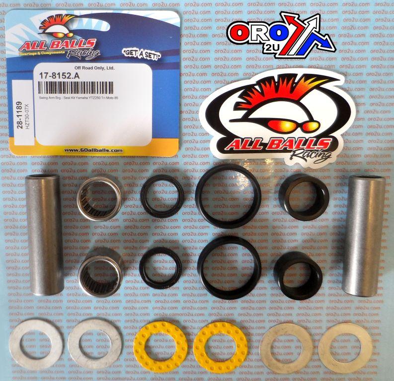 SWINGARM BEARING KIT ALLBALLS, ALLBALLS 28-1189 YAMAHA YTZ250 1985