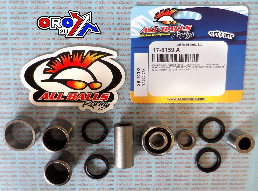 SWINGARM BEARING KIT ALLBALLS, ALLBALLS 28-1203 HONDA TRX 420/500
