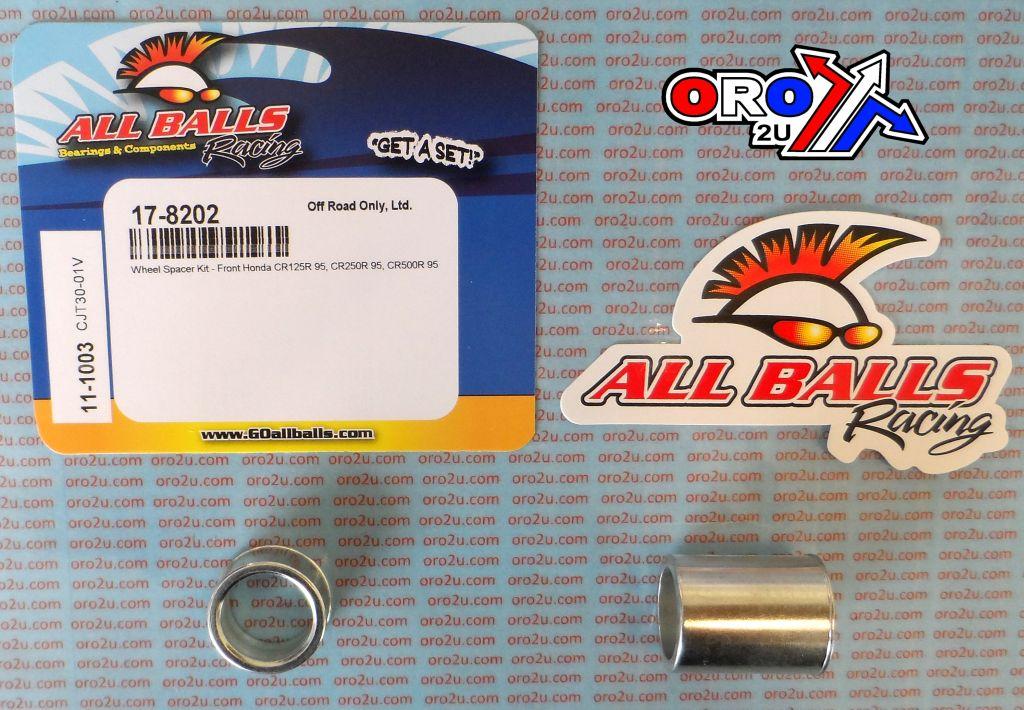 WHEEL SPACER KIT CR 1995, ALLBALLS 11-1003 HONDA FRONT, Honda CR125R 95, CR250R 95, CR500R 95