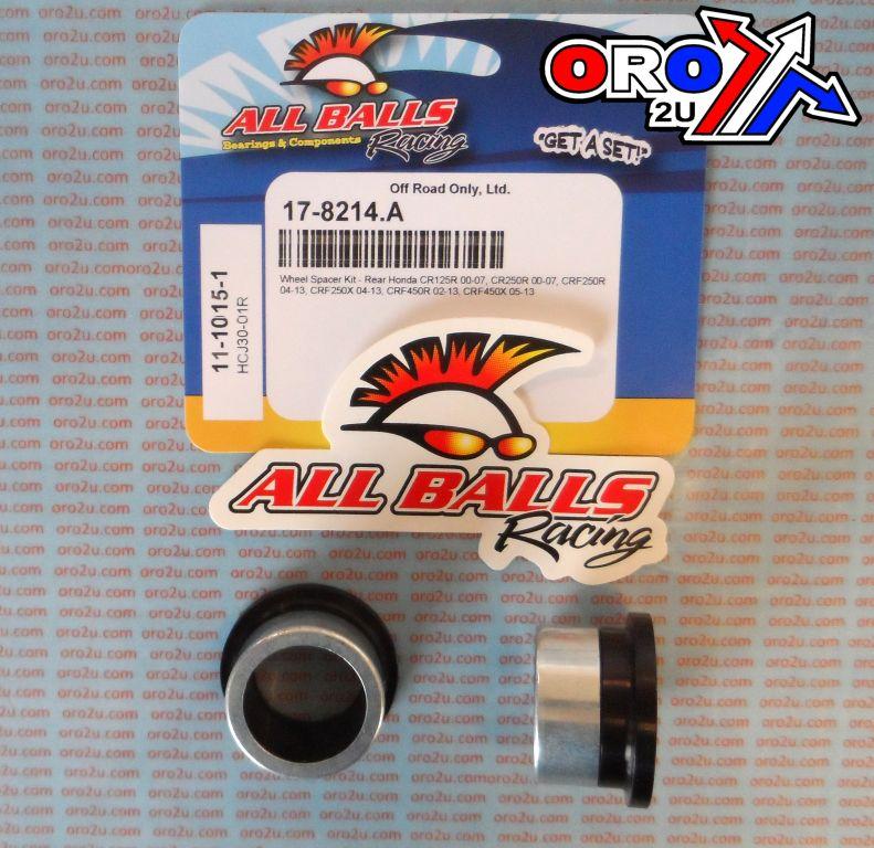 WHEEL SPACER KIT CR 00-07, ALLBALLS 11-1015-1 HONDA REAR