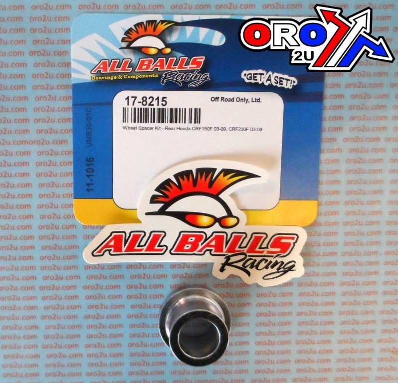 WHEEL SPACER KIT CRF150F 03-13, ALLBALLS 11-1016 HONDA REAR