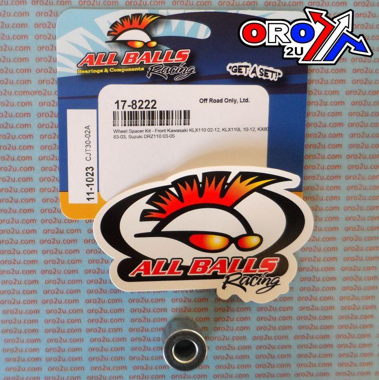 WHEEL SPACER KIT KLX DRZ, ALLBALLS 11-1023 KAW / SUZ