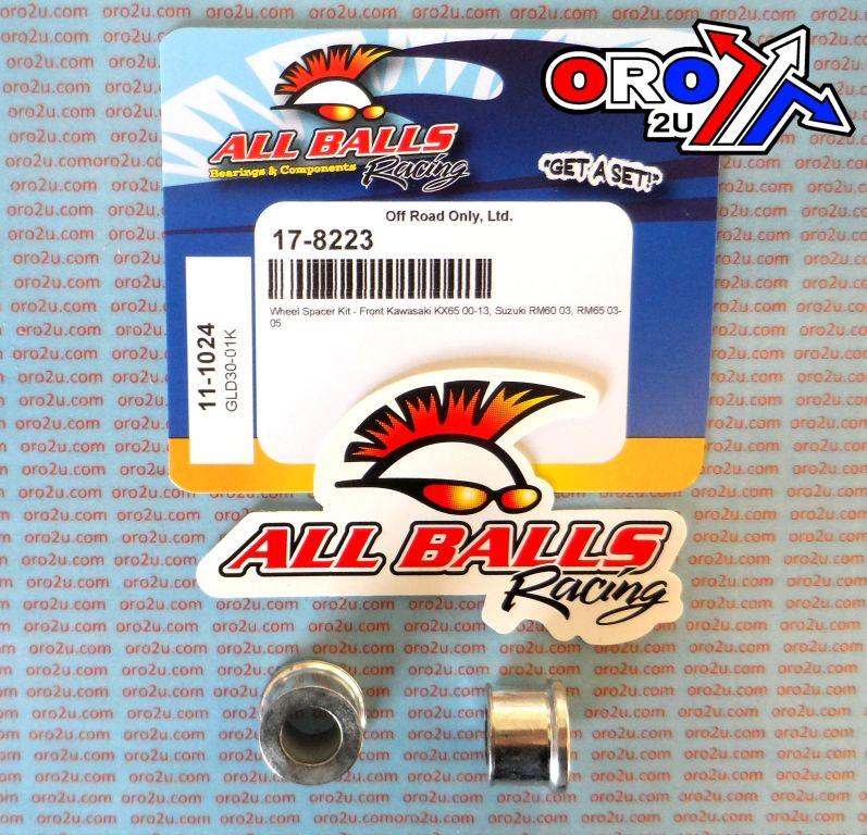 WHEEL SPACER KIT KX65 FRONT, ALLBALLS 11-1024 KAW / SUZ