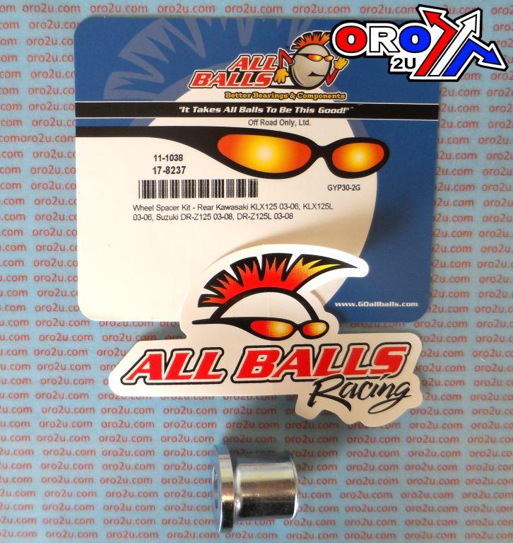 WHEEL SPACER KIT KLX DRZ, ALLBALLS 11-1038 KAW / SUZ