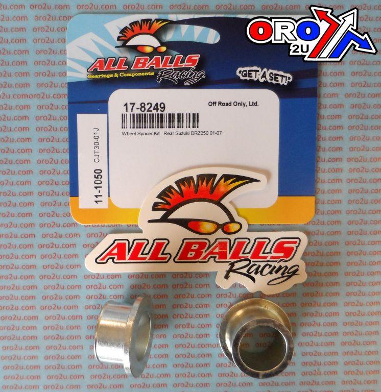 WHEEL SPACER KIT DRZ250 01-07, ALLBALLS 11-1050 SUZUKI REAR