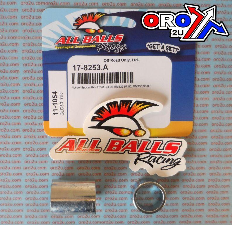 WHEEL SPACER KIT RM125 97-00, ALLBALLS 11-1054 FRONT RM250